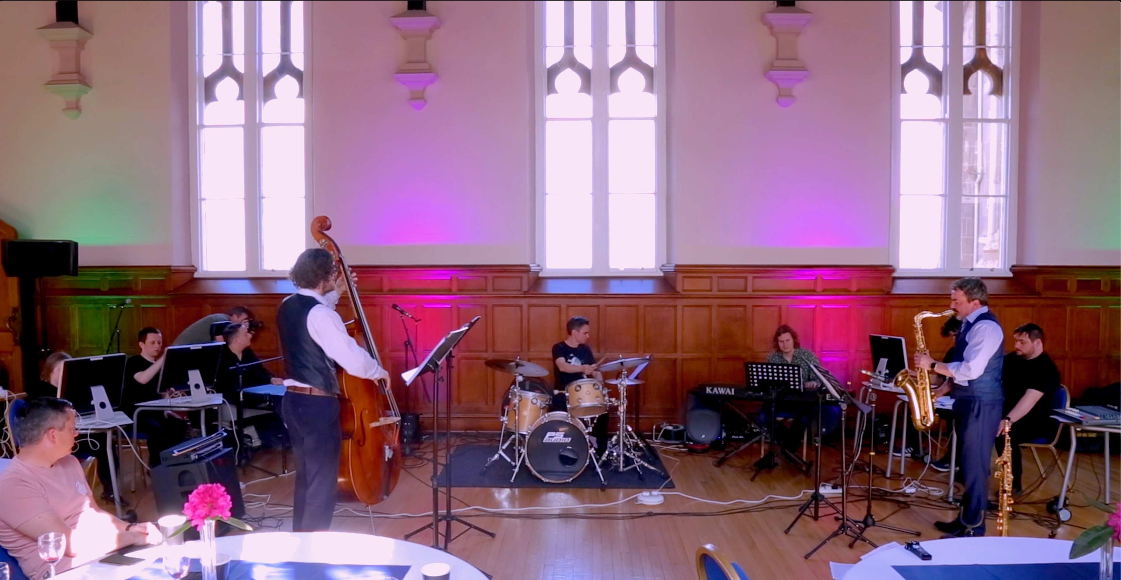 Acoustronic perform with world renowned jazz musicians at 2018 Derry International Jazz Festival
